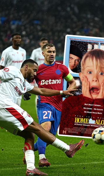 „Singur acasă” versus FCSB - Dinamo!  Derby de România   s-a suprapus cu „Home Alone”,  pe care Pro TV l-a difuzat și duminică. Care au fost audiențele