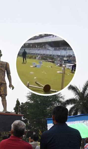 Messi a creat isterie în India    VIDEO:  Fanii   au distrus stadionul  după plecarea bruscă a starului argentinian: „Am plătit un salariu ca să-l văd”