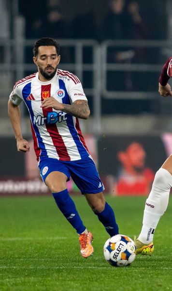 Rapid - Oțelul 0-2   Victorie mare pentru gălățeni   pe terenul liderului  din Liga 1. Echipa lui Balint, din nou pe loc de play-off