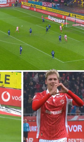 Fază de PlayStation la Dinamo    VIDEO.   Supergol reușit de   Cristi Mihai,  după o serie de pase amețitoare