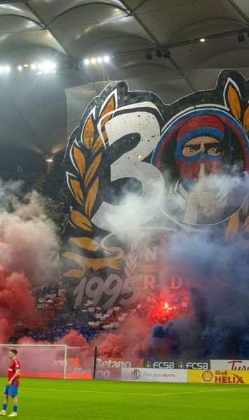 Spectacol ca pe vremuri pe Arenă    VIDEO+FOTO.  FCSB - Rapid incendiar! Două scenografii și omagiu pentru   eroii de la Revoluție:  peste 30.000 de fani în tribune!