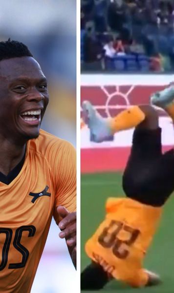 Aproape de tragedie    VIDEO.  Fotbalistul fostei campioane din   Premier League  era să-și rupă gâtul la bucuria de după gol