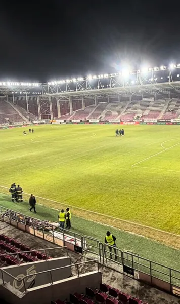 FĂRĂ ZĂPADĂ, EMOȚII CU GAZONUL    Giuleștiul a fost curățat complet pentru   debutul Rapidului în 2026:  nu mai vor să repete scenele cu Șumudică