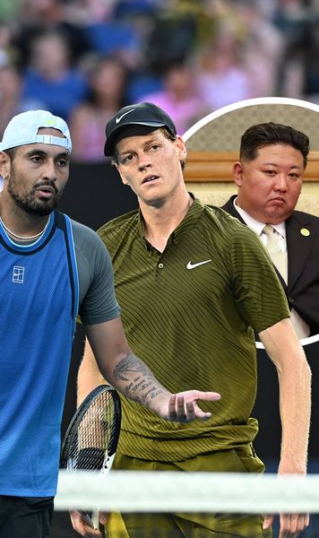 Kyrgios sau Kim Jong Un?   Răspunsul amuzant dat de Jannik Sinner, atunci când a fost întrebat   pe cine ar alege  pentru un meci de dublu