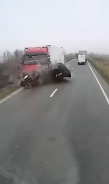 Tragedia de pe E70  Imagini cu puternic   impact emoțional:  Momentul în care cei șapte suporteri PAOK și-au pierdut viața