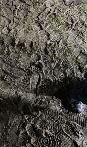 Probleme mari pe Arc    FOTO:  Dinamoviștii au intrat în stadion   prin noroi și ripostează:  „Mai bine interzicem orice galerie adversă”