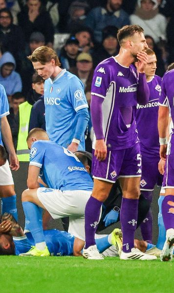 Accidentare gravă în Serie A     FOTO.  Căpitanul lui Napoli,   scos pe targă  în meciul cu Fiorentina » Ar putea fi OUT până la finalul sezonului