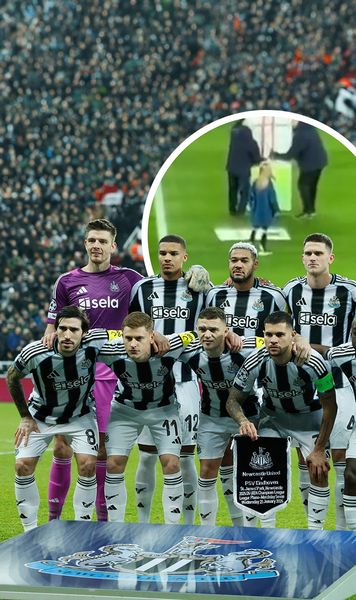 Moment rușinos    FOTO.  Jucătorii lui Newcastle   au lăsat de izbeliște o fetiță pe teren,  înaintea meciului cu Liverpool » Ce s-a întâmplat