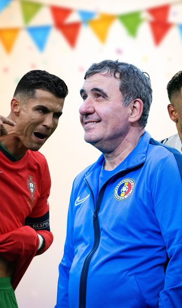 Gică Hagi a împlinit 61 de ani!     Cristiano Ronaldo și Neymar,  născuți în aceeași zi cu „Regele”