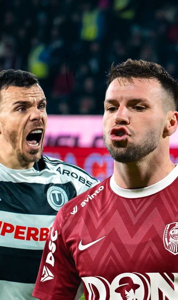 Cordea, față în față cu Nistor    FOTO:  Fotbalistul de la CFR Cluj a întrerupt interviul rivalului » Schimb de replici după scandalul din Gruia