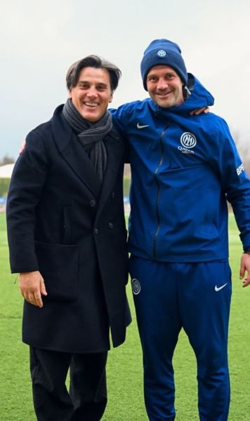 Chivu, vizită-surpriză    FOTO.  Motivul pentru care selecționerul Turciei a mers la baza lui Inter, înainte de   meciul crucial cu România