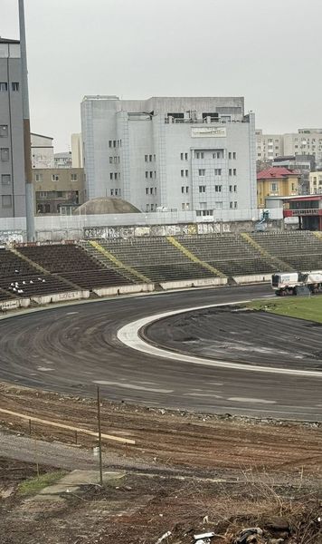 Eliminată complet!   Stadiul lucrărilor la   stadionul Dinamo:  „Vineri, 13 – zi cu ghinion”