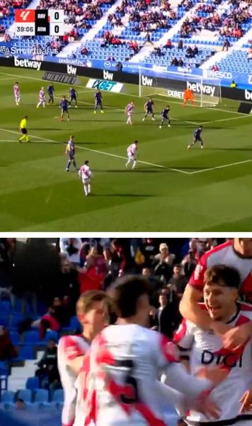 Rațiu i-a cucerit pe spanioli!     FOTO.   Dribling senzațional și   pasă decisivă  a fundașului român în meciul cu Atletico Madrid