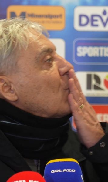 CÂRȚU-SHOW DUPĂ 1-0 CU FCSB    VIDEO.  Președintele Craiovei,   întrerupt de Mihai Stoica  la interviu: „Prietenul meu!” » Surpriză: unde a văzut finalul de meci
