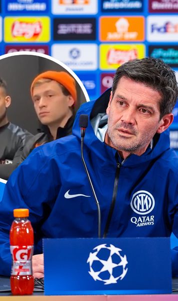 Surpriză la conferința lui Chivu    FOTO.  Cine a asistat dialogul cu presa, înainte de   meciul cu Bodo/Glimt