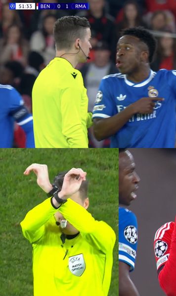 Vinicius reclamă rasismul!  Meciul Benfica - Real Madrid a fost întrerupt 10 minute:   scene incredibile pe Da Luz!
