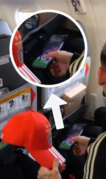 A surprins pe toată lumea   Ce s-a putut vedea pe   telefonul lui Prestianni,  jucătorul acuzat de Vinicius de rasism