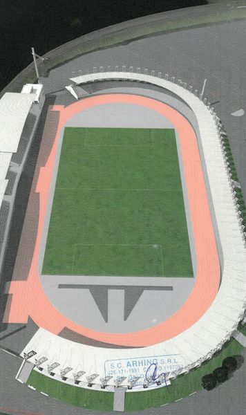 „Dorel” lovește la „Stadionul Bölöni”  Constructorii nu au respectat proiectul:    a ieșit o ciudățenie!