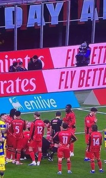 Momente teribile la Milan - Parma    FOTO:    Loftus-Cheek, scos pe targă  după doar 10 minute!