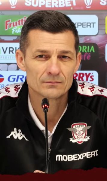 „Fotbalul e imprevizibil”    Gâlcă pune presiune pe jucătorii de la Rapid:  „Să venim cu un plus!” + ce spune despre lupta dintre FC Argeș și FCSB