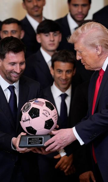 Messi, în vizită la Trump     VIDEO.  Președintele american   l-a comparat  pe starul argentinian cu Pele: „Asta mi-a spus fiul meu”
