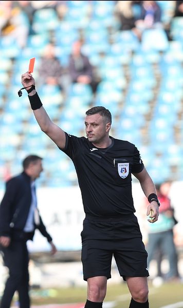 Ce coșmar pentru Oțelul!    FOTO.   Meciul cu Hermannstadt i-a doborât pe gălățeni:   trei goluri anulate și trei eliminări