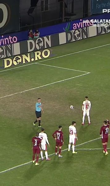 Seară neagră pentru Dinamo     VIDEO+FOTO.    Cătălin Cîrjan  a ratat un penalty în meciul cu CFR » A fost întrerupt de verificările VAR