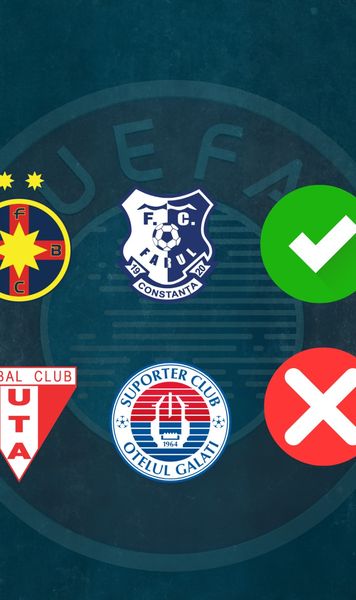 Surpriză mare cu licențele de Europa    Astăzi e ultima zi pentru depunerea dosarelor.  În play-out, FCSB are doar 3 obstacole, dintre care unul e total neașteptat