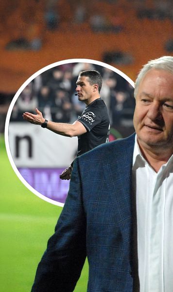 „E rușinos! Nu vede”  Porumboiu îl atacă pe Istvan Kovacs, după gafele de la Rapid - Dinamo:   „Numai dacă ești beat  nu dai fault acolo”