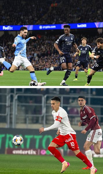 Premieră la TV: UCL a bătut Liga 1  Audiența „optimilor” Ligii e mai mare decât a primei etape de play-off/out.   Real - City, peste Rapid - Dinamo 