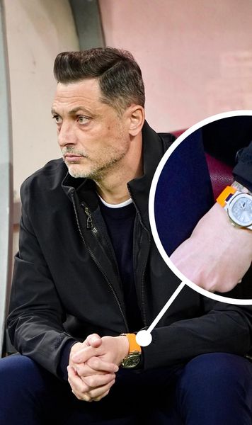 Rădoi uimește din nou    FOTO:  Antrenorul de la FCSB poartă un   ceas care valorează cât un apartament în București!