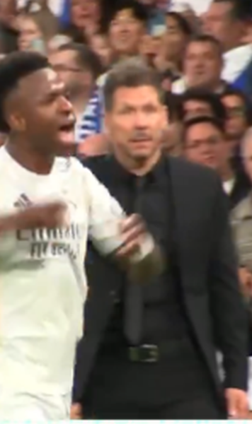 Vinicius nu l-a iertat pe Simeone    FOTO.   Cum   l-a ironizat  starul lui Real Madrid pe antrenorul marii rivale » De la ce a pornit conflictul