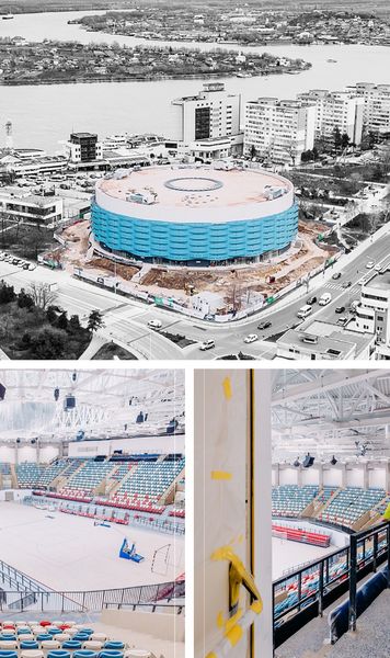 96% gata!  Sala  Polivalentă de 25 de milioane de euro din România e aproape terminată:   imagini spectaculoase