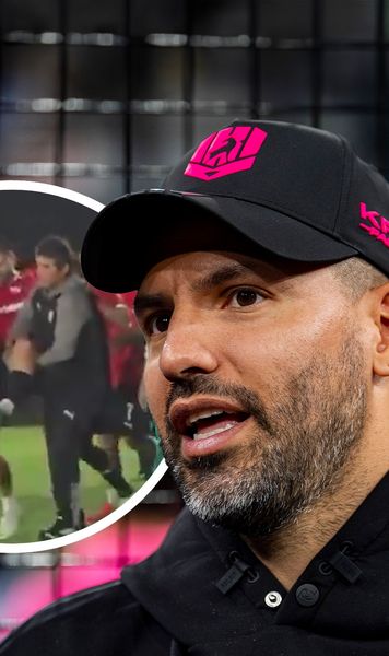 Accidentare oribilă     FOTO+VIDEO.  Sergio Aguero,   scos pe brațe  de pe teren la un meci demonstrativ » Ce a pățit legendarul atacant 