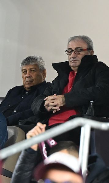 Imagini emoționante în Giulești     FOTO.  Scaunul obișnuit al lui Lucescu de la VIP,   lăsat liber  la Rapid - U Cluj