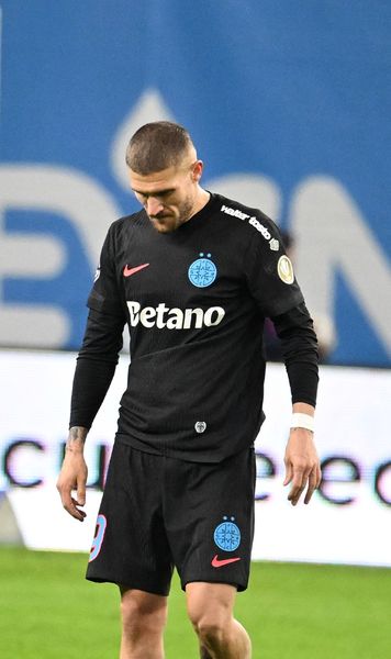 Bîrligea, OUT!    Diagnostic dur  pentru atacantul de la FCSB » Cât stă și când ar putea juca din nou