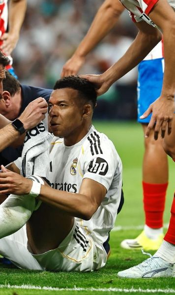 Mbappe, plin de sânge!    FOTO.   Moment șocant în La Liga. Starul lui   Real Madrid  a avut nevoie de intervenția medicilor