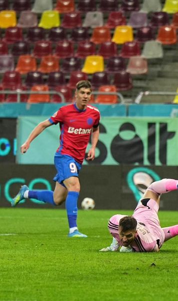 Lui Rădoi i-a ieșit schimbarea     VIDEO  Atacantul U21 de la FCSB a marcat cu Oțelul și   s-a dus direct la antrenor:  ce a urmat