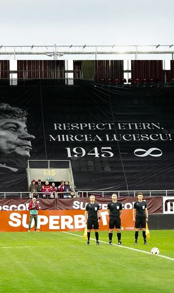 Gladiatorul Mircea Lucescu    VIDEO.   Scene emoționante pe Giulești la   momentul de reculegere  în memoria lui Il Luce