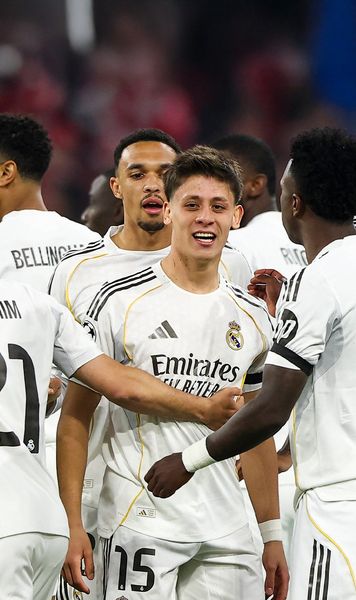 Arda Guler, ce torpilă!    FOTO:     Un nou gol fabulos al turcului, în Bayern - Real Madrid!  Șutul în vinclu, din lovitură liberă, l-a dărâmat pe Neuer!