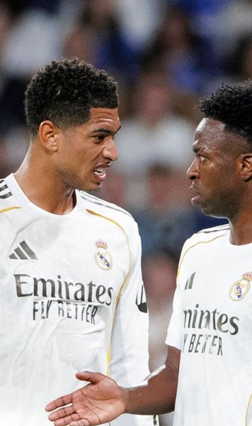 Contre dure la Real Madrid    FOTO.  Vinicius și Bellingham, reproșuri și neînțelegeri în meciul cu Bayern:   „Ce vrei?! Taci din gură!”