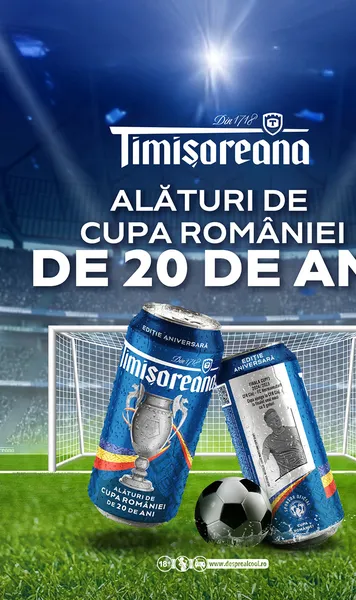 20 de ani de fidelitate  Un   parteneriat  care a traversat generații: Timișoreana și Cupa României