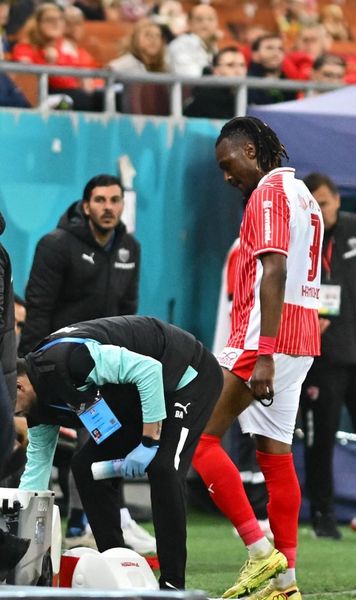 Karamoko, KO din nou!     FOTO.   Atacantul francez al lui Dinamo,   schimbat în minutul 39 al  meciului cu U Cluj