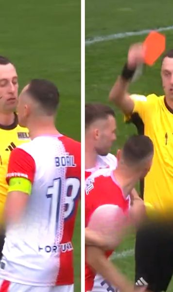 Căpitanul și-a pierdut cumpătul    VIDEO.  A sărit la    gâtul arbitrului!   Ce a urmat