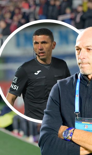 CCA aprinde semifinala FC Argeș - U Cluj  Arbitrul care   l-a scos din minți  pe Bogdan Andone, delegat la centru: „Nu ne mai prezentăm”