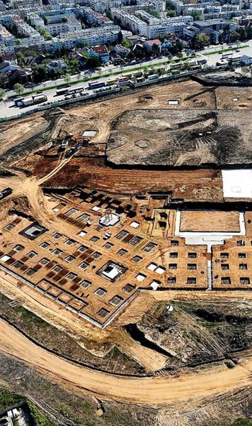  Bijuteria de 100 de milioane € prinde contur     FOTO.   Detalii de ultimă oră despre   noua arenă din România:   „Șantierul este în plină activitate”