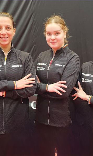 România, victorie imensă!  Naționala feminină de tenis de masă   a învins numărul 3 mondial  la Campionatul Mondial de la Londra
