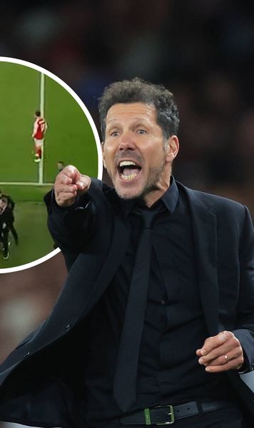 „Cholo” a sărit la bătaie    FOTO.  Colaborarea de 11 ani și jumătate nu a mai contat!   Diego Simeone s-a dus furios  spre oficialul lui Arsenal și l-a bruscat