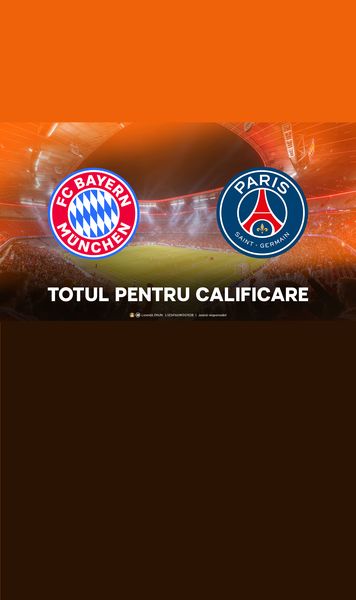 Bayern Munchen - PSG  Spectacol total pe Allianz Arena pentru un loc în   finala Ligii Campionilor