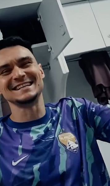Șut, show pe „Made in Romania”    VIDEO.   Internaționalul român a sărbătorit titlul cucerit cu Al-Ain   în stilul lui Cristi Chivu